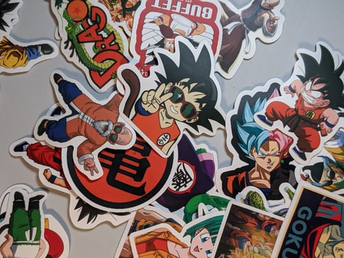 ستيكرات دراغون بول، 97 حبة.