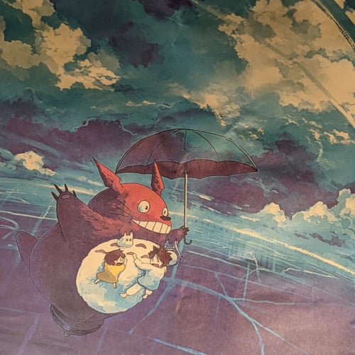 بوستر توتورو من افلام استوديو جيبلي ، الخامة ورق .