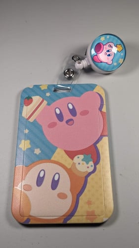 حامل بطاقة كيربي (badge holder ).