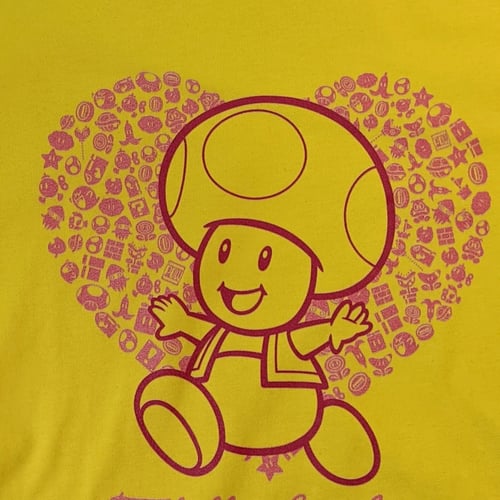 تيشيرت شخصية تود نسائي مرخص من نينتدو.