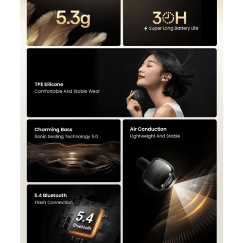 يوجرين سماعات هاي تون اس3 لون ابيض