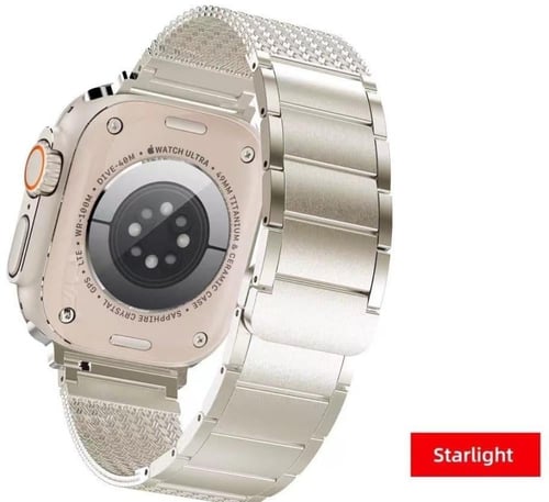 سوار معدني فاخر لساعة أبل من QUFEX