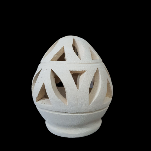 ابجوره بشمعة مفرغة