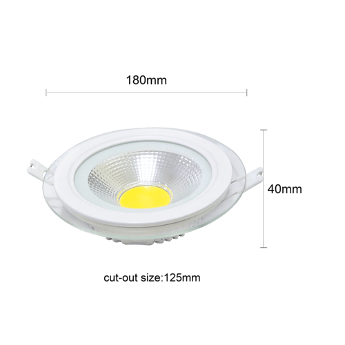 كشاف دفن 3اضاءات متعددة 16 سم 18 واط