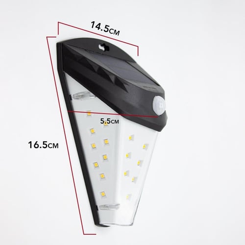 جداري طاقة شمسية اضاءة اصفر 3000K 15W