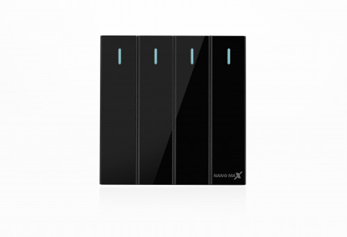 مفتاح رباعي اسود مرايا بيانو