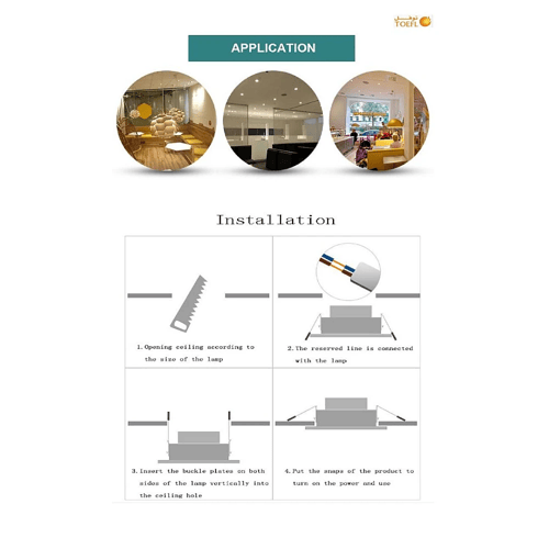 كشاف سبوت لايت لون الانارة 3 اضاءات متغيرة ( كريمي...