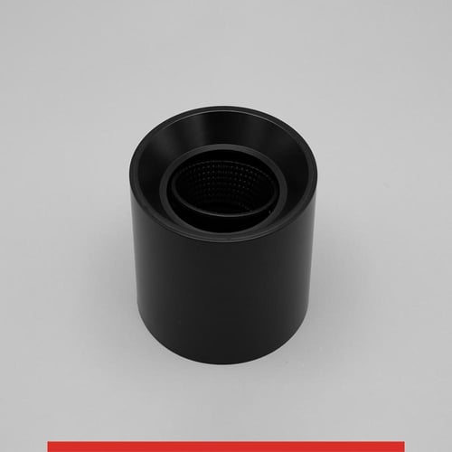 لمبة سقف سلندر دائري اسود ضد التوهج شامل اللمبة