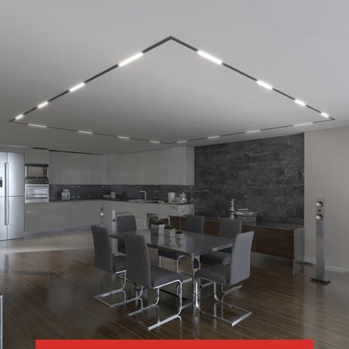 انارة مسار مغناطيسي اضاءة خطية منتشرة 23 سم