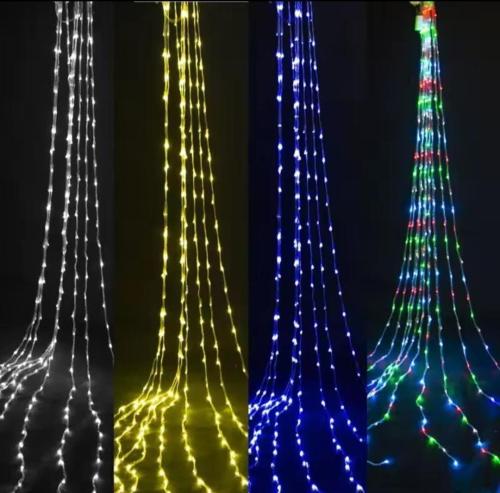 شلال LED أضواء الستار العرض3 متر الطول 3متر