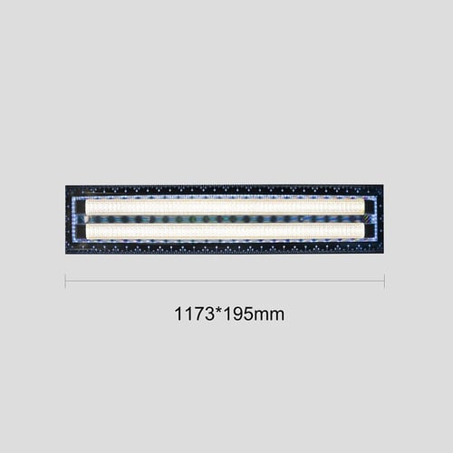 كشاف ديكوري لون الانارة 3اضاءات مقاس 120 سم مع فري...