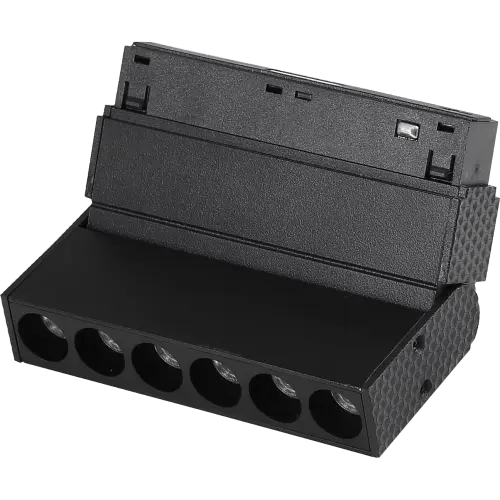 Moving lens track spotlight with adjustable CCT light color (3K, 4K, 6.5K, 3CO), 6 watts, 11 cm (the hidden one requires a transfo...