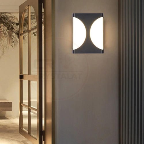 انارة خارجية جدارية اضاءة منتشرة 18W اصفر 3000K