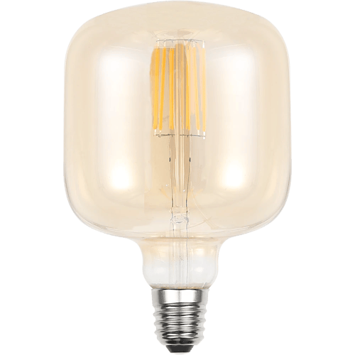 لمبة ديكورية مودرن زجاج ذهبي قطر 18 سم لون الانارة...