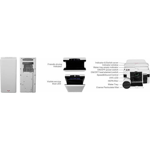 مجفف يد يعمل بالمستشعر سنسر - هواء من الأعلى