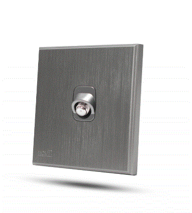 فيش دش بيانو رصاصي خشبي TV.ON