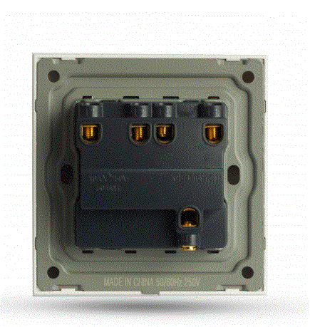 مفتاح رباعي بيانو أبيض خشبي TV.ON