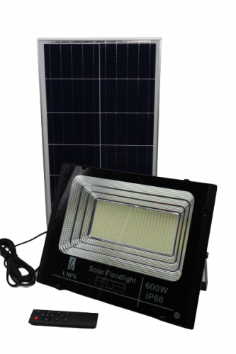 كشاف خارجي طاقة شمسية 600واط اضاءة ابيض