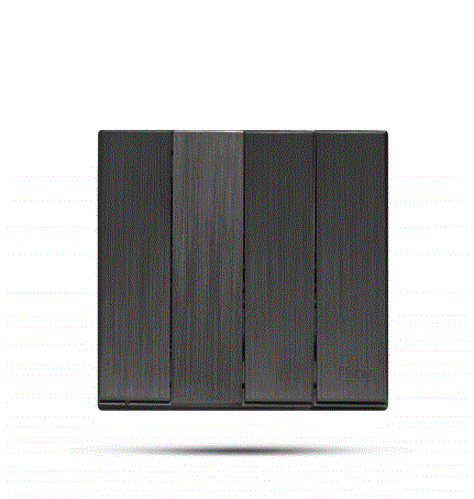 مفتاح رباعي بيانو اسود خشبي TV.ON