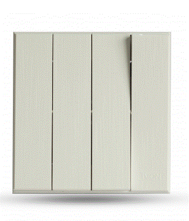 مفتاح رباعي بيانو أبيض خشبي TV.ON