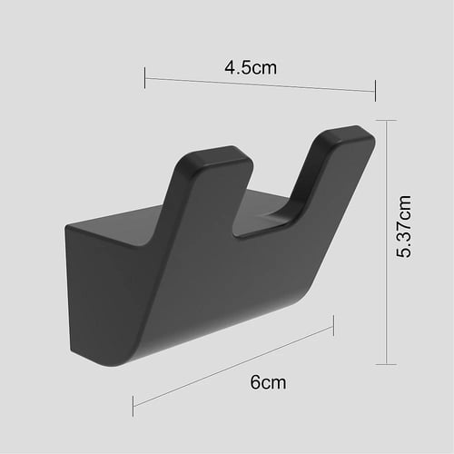 علاقة ملابس مجوز مربع زنك اسود