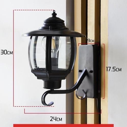 انارة جدارية فانوس خارجي المونيوم مودرن
