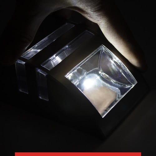 جداري طاقة شمسية استانل ستيل اضاءة ابيض 15W