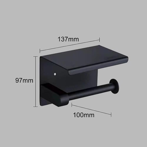 وراقة مناديل مربع ستانلس ستيل 201 اسود