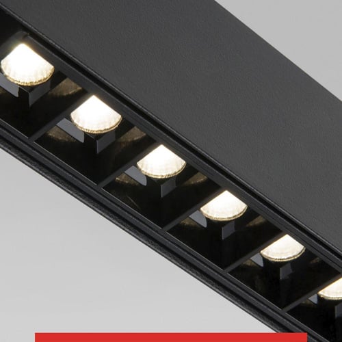 انارة مسار مغناطيسي مضاد للتوهج اضاءة خطية ثابتة 4...