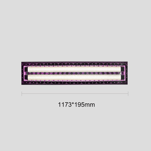 كشاف ديكوري لون الانارة 3اضاءات مقاس 120 سم مع فري...
