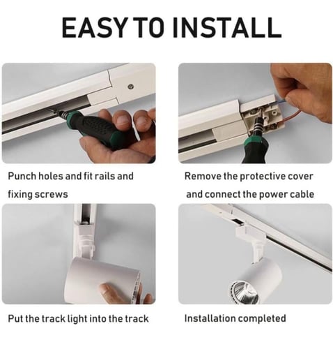 كشاف ابيض تراك لايت 10وات