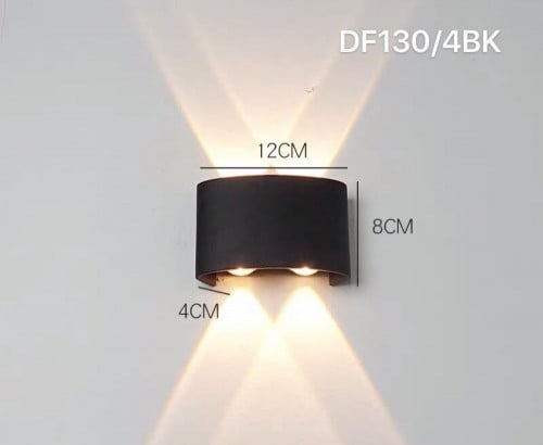 ابليك خارجي 4 لمبه (اسود)