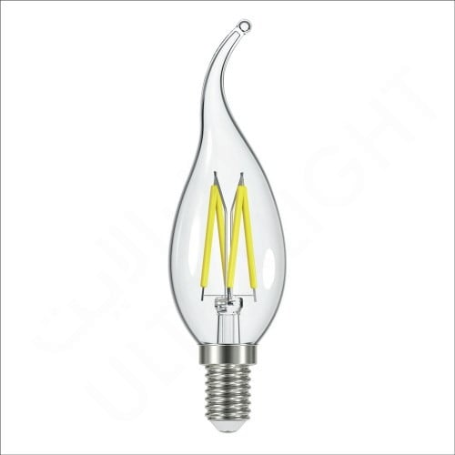 لمبه بلح منحنيه E14 LED اصفر