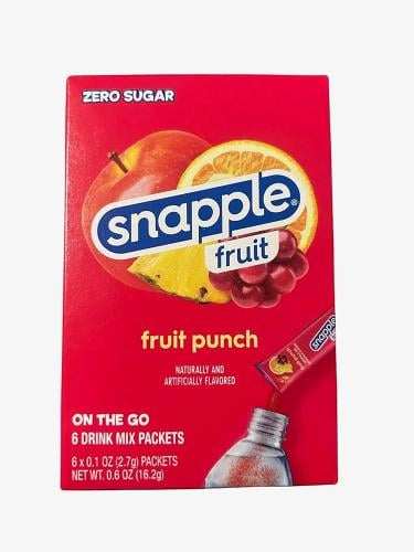 Snapple flavor packets fruit