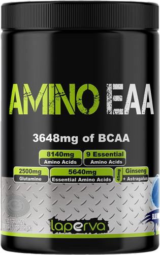 لابيرفا أمينو EAA + جلوتامين, التوت الأزرق, 390 جر...