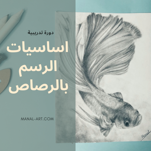 دورة تدريبية لاساسيات الرسم بالرصاص "مستوى مبتدئ"