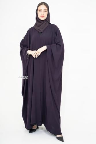 عباية بشت ملون لون بنفسجي BB329