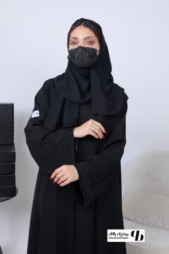 عباية نص كلوش انترنت الاكمام شك يدوي BB083