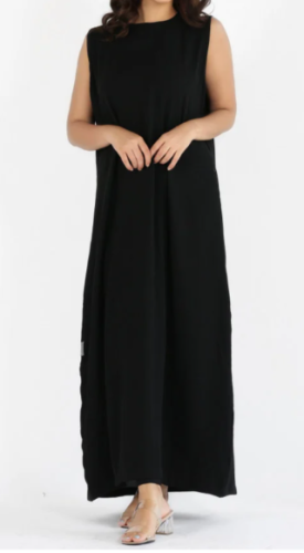 فستان طويل أنيق بلا أكمام BB276