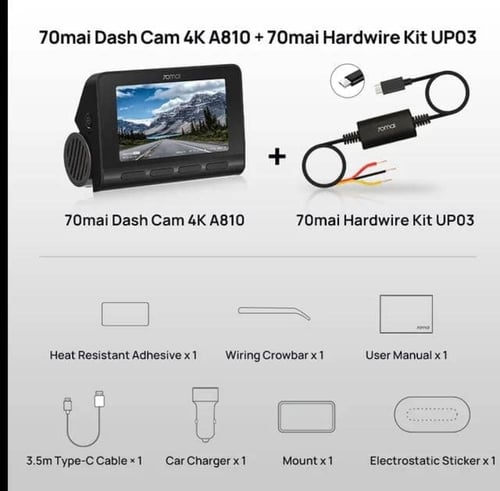 داش كام شاومي Xiaomi 70mai A810 4K