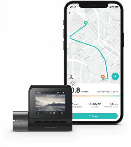 داش كام شاومي (امامي وخلفي) Xiaomi 70mai A500S 2K