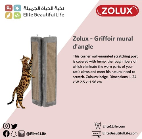 زولكس خداشة جدارية للقطط