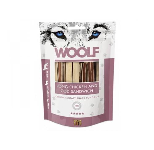 وولف وجبة خفيفة الدجاج مع سندوتش سمك القد 100 جم