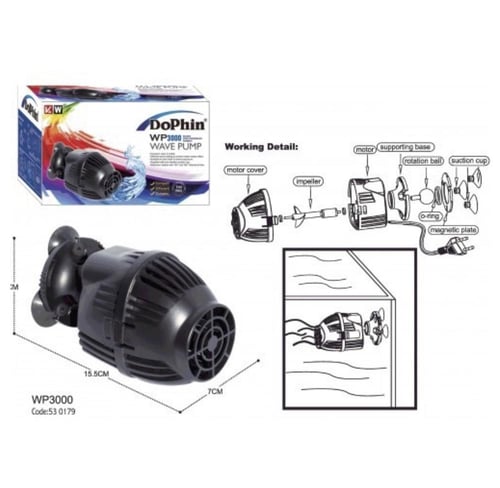 دوفين مضخة مروحة الموج Dophin Wave Pump WP-3000