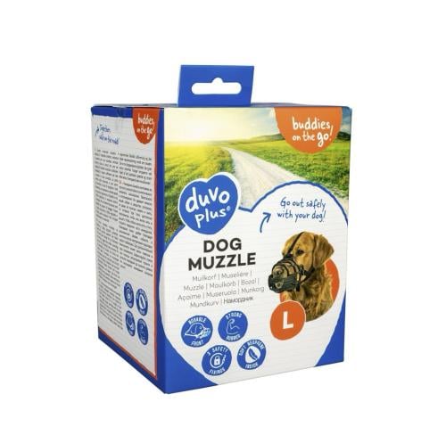 دوفو كمامة التدريب المطاطية للكلاب L