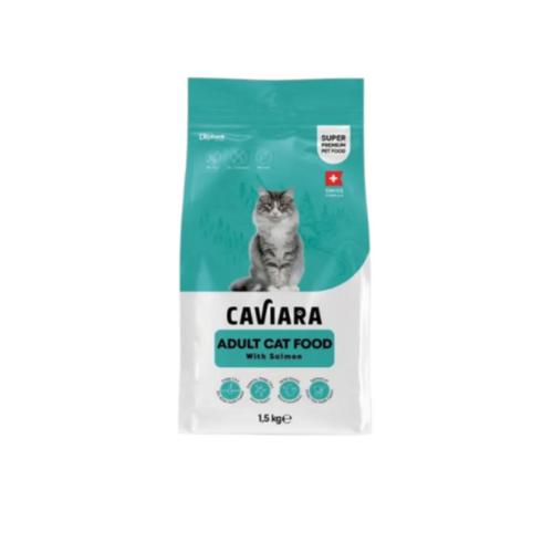 كافيرا طعام جاف بنكهة السالمون للقطط البالغة ١.٥ ك...