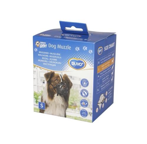 دوفو كمامة التدريب المطاطية للكلاب S