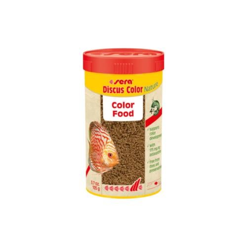 سيرا علف لأسماك الديسكاس يقوي ألوان الأسماك 105 جم