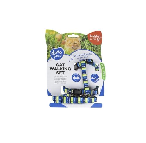 دوفو حزام المشي للقطط Cat Walking Set Glitter