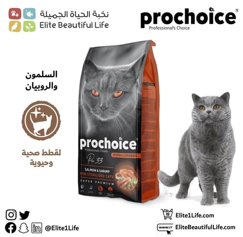 بروتشويز طعام قطط سلمون ٢ كيلو